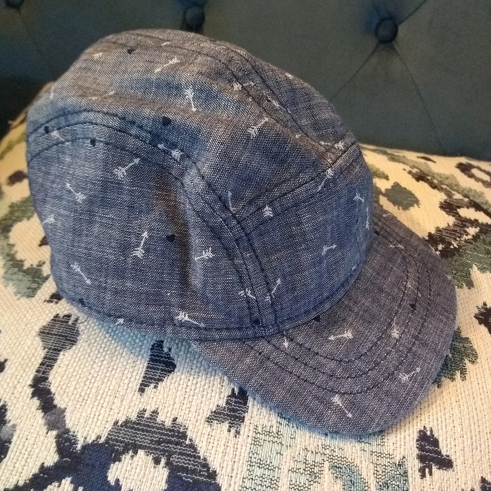 Denim arrow hat
